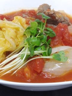 豚肉とキャベツのトマト煮込み-レシピのメイン写真