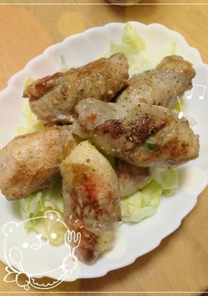 豚ロースで中華あん肉巻き♡-レシピのメイン写真