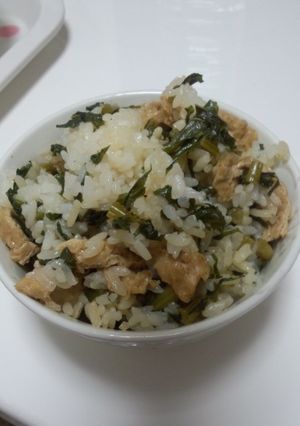 超簡単☆菜飯-レシピのメイン写真