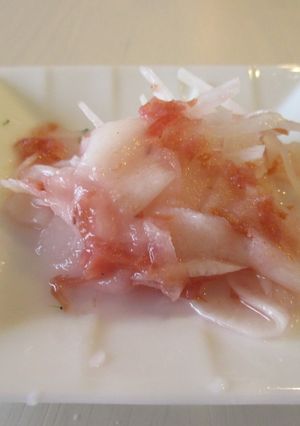 大根の甘酢梅肉和え-レシピのメイン写真
