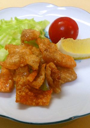 簡単！5分！鶏皮のおつまみ-レシピのメイン写真