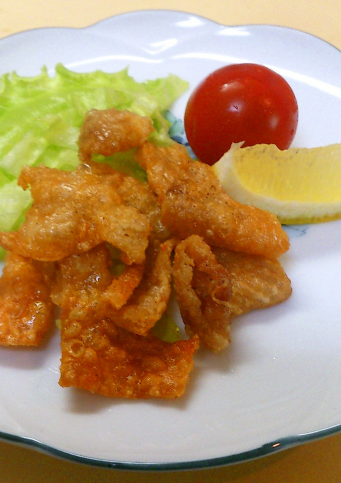 簡単！5分！鶏皮のおつまみ-レシピのメイン写真