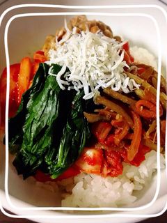 きんぴら入り☆簡単キムチ丼-レシピのメイン写真