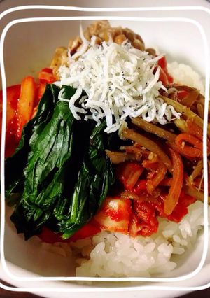 きんぴら入り☆簡単キムチ丼-レシピのメイン写真