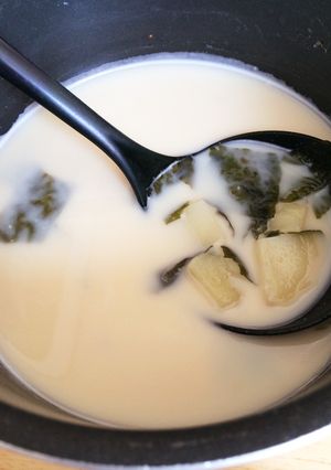 余った粉ミルクを使ってミルク味噌汁-レシピのメイン写真
