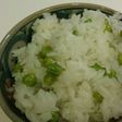 塩麹でエンドウ豆ご飯