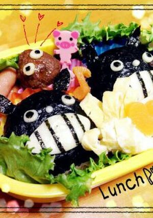超簡単♡!! トトロのキャラ弁-レシピのメイン写真