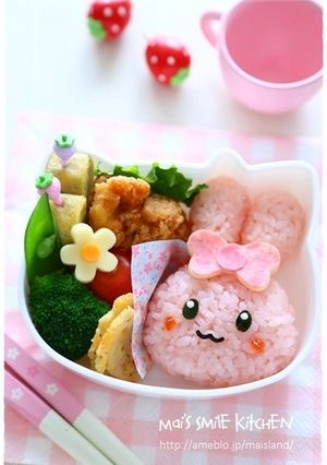 マザーガーデン♡うさももちゃん＊キャラ弁-レシピのメイン写真