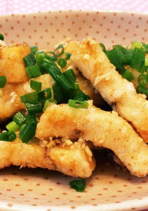 カジキのにんにくしょうがポン酢♪-レシピのメイン写真