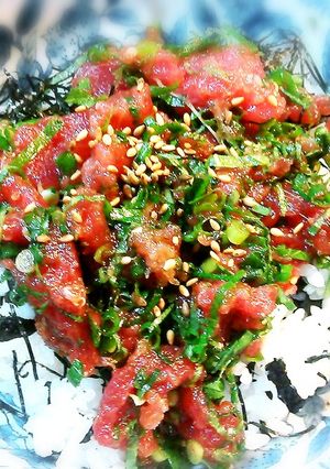 ねぎとろ丼-レシピのメイン写真