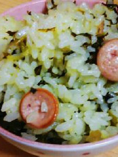 まるで高菜チャーハン!な炊き込みご飯♪-レシピのメイン写真