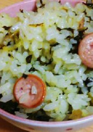 まるで高菜チャーハン！な炊き込みご飯♪-レシピのメイン写真
