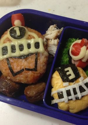 トッキュウジャー レッドレッシャキャラ弁-レシピのメイン写真