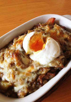 残ったカレーで簡単焼きカレー-レシピのメイン写真