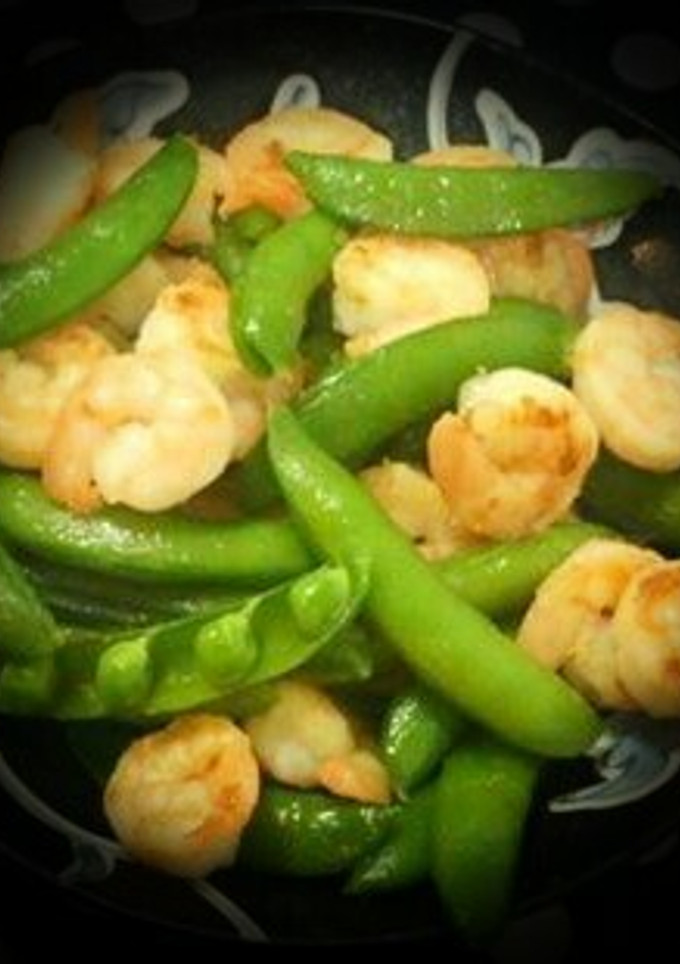 エビとスナップえんどうの白だし炒め♪-レシピのメイン写真