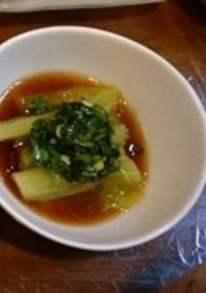 焼きナスのにら胡麻ポン和え-レシピのメイン写真