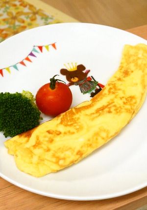 簡単♪ふんわり甘～い♡オムレツ-レシピのメイン写真
