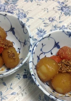 玉こん+プチトマトで一品-レシピのメイン写真