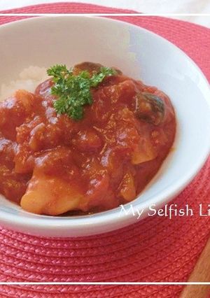 ヘルシー♬夏野菜のトマトカレー-レシピのメイン写真
