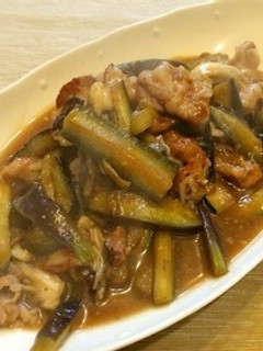 ナスと舞茸・豚肉炒め・ホッとする味-レシピのメイン写真