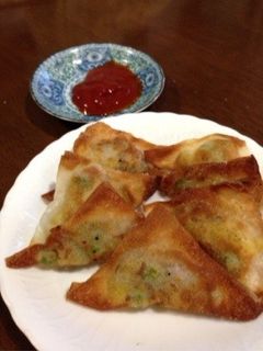 グリンピースのサモサ風-レシピのメイン写真