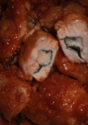 鶏肉のシソとチーズ挟みトマトソース煮-レシピのメイン写真