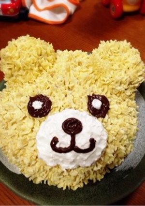 卵なしのくまさんケーキ♡-レシピのメイン写真