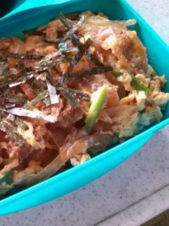我が家のお弁当☆カツ丼-レシピのメイン写真
