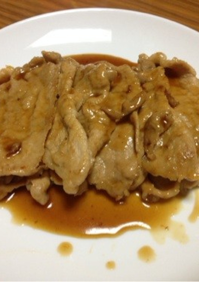 簡単！美味しい生姜焼き-レシピのメイン写真