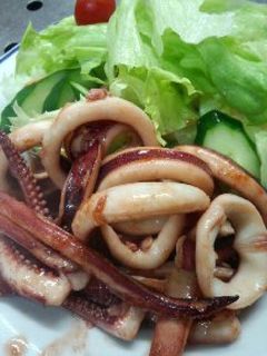 簡単★イカの生姜焼き(^^)\(゜゜)-レシピのメイン写真