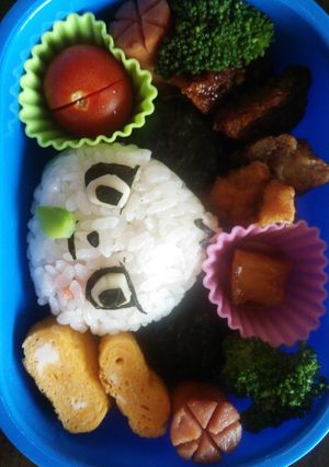 キャラ弁♪ポケモン♪ヤンチャム♪-レシピのメイン写真
