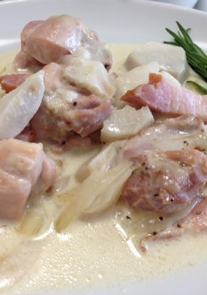 鶏肉と里芋のクリーム煮-レシピのメイン写真