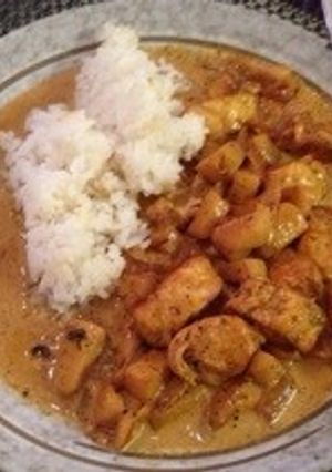 りんごのクリームカレー-レシピのメイン写真