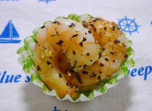 お弁当に５分☆彡海老のバジルチーズ焼き-レシピのメイン写真