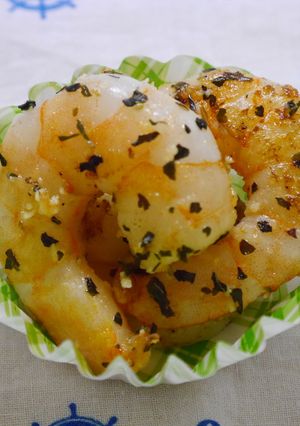 お弁当に５分☆彡海老のバジルチーズ焼き-レシピのメイン写真
