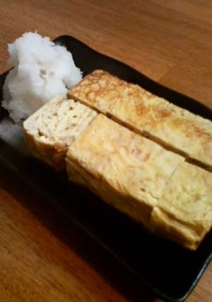 簡単☆なめたけとツナの卵焼き-レシピのメイン写真