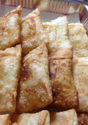 持ち寄りに！餃子の皮でさつまいもパイ-レシピのメイン写真