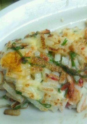 山芋と桜エビのチーズお焼き-レシピのメイン写真