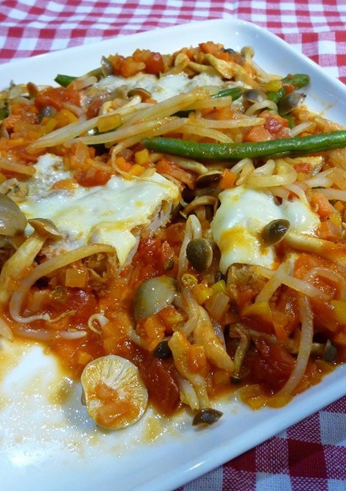 冷めたとんかつのトマト煮掛け-レシピのメイン写真
