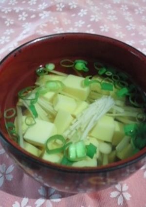簡単手軽✿卵豆腐のお吸い物✿-レシピのメイン写真