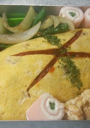 簡単♪お弁当オムライス-レシピのメイン写真
