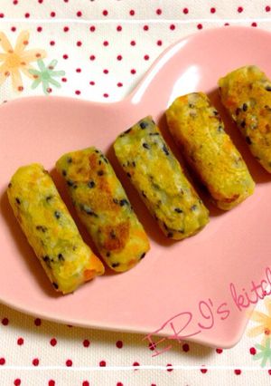 離乳食♡さつまいものスティックおやき-レシピのメイン写真