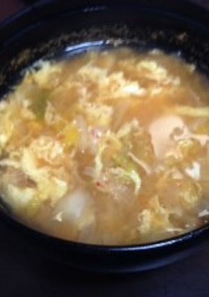 キムチたまごスープ-レシピのメイン写真