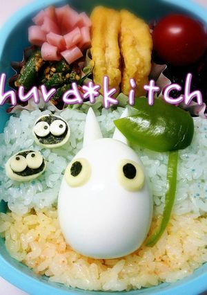 キャラ弁❈ジブリ　雨の日♥小トトロ-レシピのメイン写真