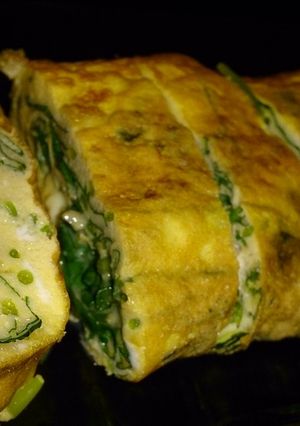 三つ葉の卵焼き-レシピのメイン写真