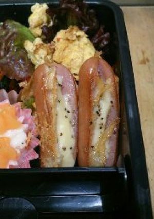 ひらめき弁当☆ういんなドッグ-レシピのメイン写真