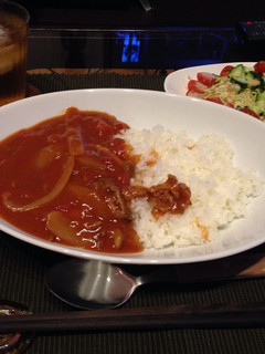 トマト缶でハヤシライス♡-レシピのメイン写真