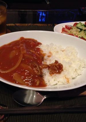 トマト缶でハヤシライス♡-レシピのメイン写真