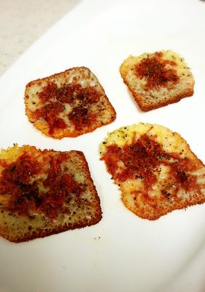 簡単コンビーフとチーズのパリパリおつまみ-レシピのメイン写真