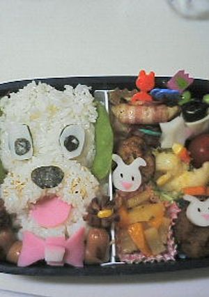 キャラ弁★ワンワン弁当-レシピのメイン写真